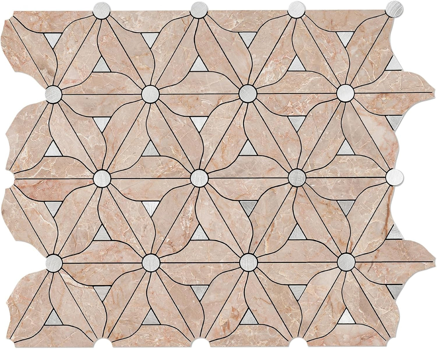 Peel and Stick Backsplash Tile, 10 Sheets Waterproof PVC Wall Tiles for Kitchen Bathroom, Thick Self Adhesive Stick on Backsplash, Covers 9.67 Sq.Ft