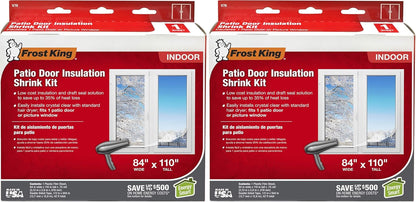 Frost King V76H Shrink Window Kit 84-Inch by 110-Inch, Clear