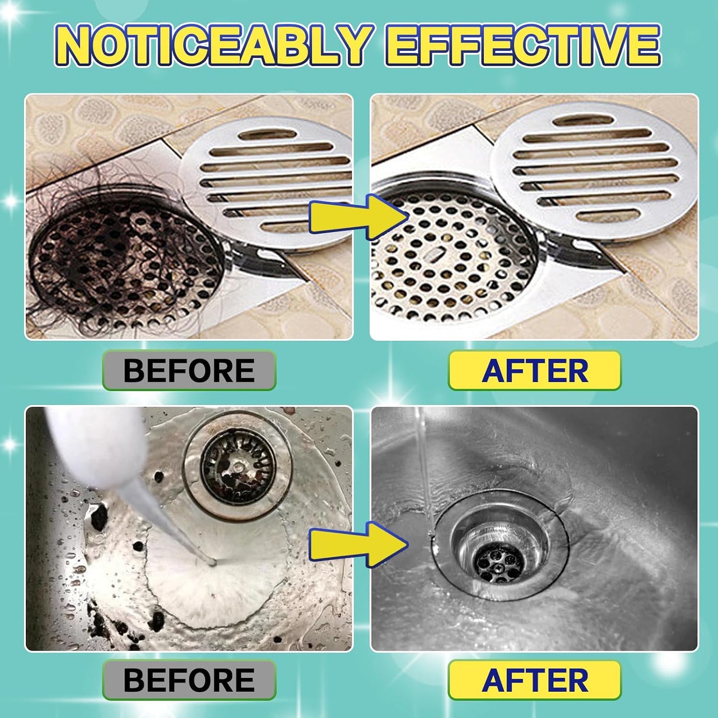 Garbage Disposal Cleaner Tablets, 25 Pack Disposal Deodorizer and Drain Cleaner Tablets, Kitchen Sink Cleaner, Garbage Disposal Freshener, Removes Odor, For House, Kitchen, Bathroom Drain Care