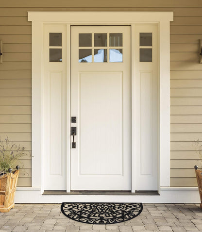 DII Rubber Doormats Collection All Weather, 18x30, Lattice