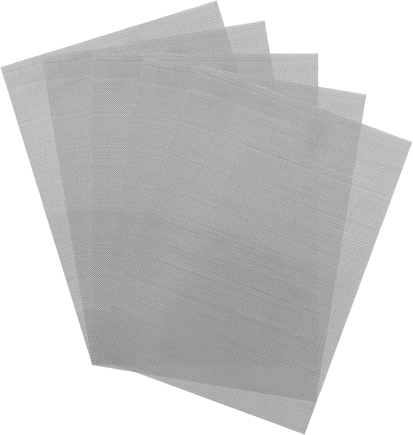 5 PCS Plastic Welding Mesh, Stainless Steel Wire Mesh Screen for Car Bumper Repair, Thermoplastic Repairs Weld Kit for Window Screen Fireplace Net, Universal Car Accessories
