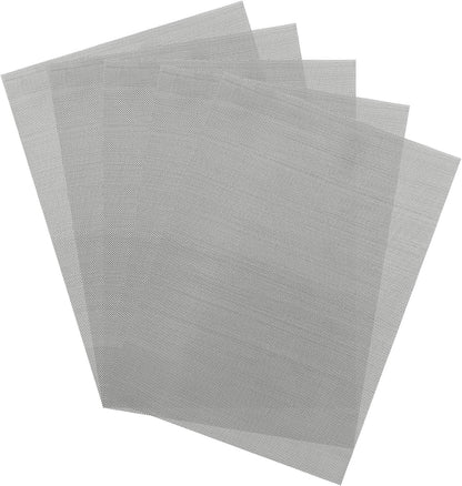 5 PCS Plastic Welding Mesh, Stainless Steel Wire Mesh Screen for Car Bumper Repair, Thermoplastic Repairs Weld Kit for Window Screen Fireplace Net, Universal Car Accessories