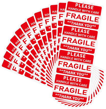 320 Count Home Moving Labels- 3 x 2 inches, Removable Packing Box Stickers, 8 Designs Waterproof Color Coded Moving Stickers with Fragile and Blank Labels