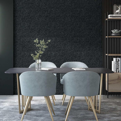 15.7" X 118" Black Silk Wallpaper Embossed Self Adhesive Peel and Stick Wallpaper Contact Paper Removable Waterproof Kitchen Vinyl Wrap Cabinet Furniture Textured Renter Friendly Wall Gift Paper
