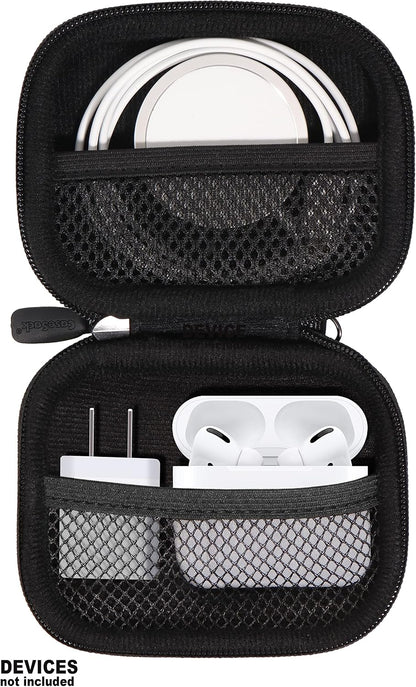 All-in-One Case for iPhone MagSafe Charger & Battery Pack, Storage for Accessories/Power Adapter/Charge Cable/Docks, Compatible with AirPods 4/ Pro 3/2/ 1