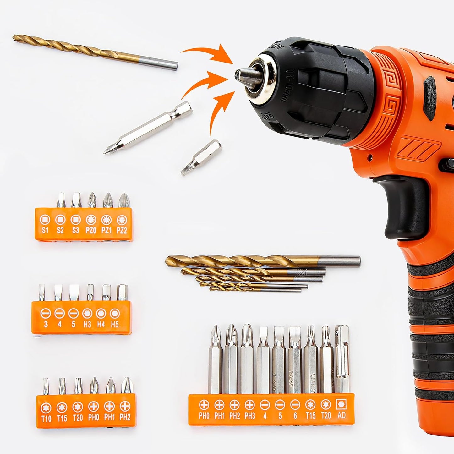 CARTMAN 150PCS 8V Cordless Drill Hand Tool Set, Purple Household Repair Kit | All-Inclusive Tool Assortment With 8V Drill, Great For Home Upkeep, DIY Crafting And Daily Household Fixes