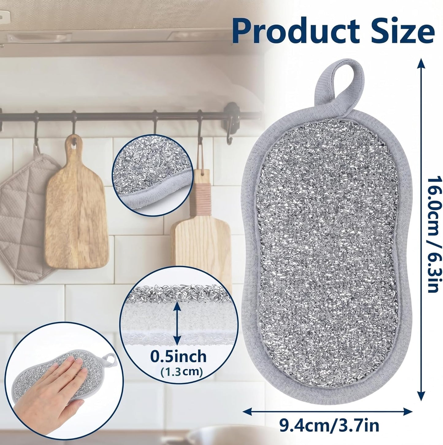 3-in-1 Kitchen Sink Drain Strainer - Pop Up Sink Stopper, Stainless Steel Sink Drain Strainer, Kitchen Sink Stopper & Drain Plug with Anti-Clogging Basket,Sink Strainer Fits US Standard 3-1/2'' Drains
