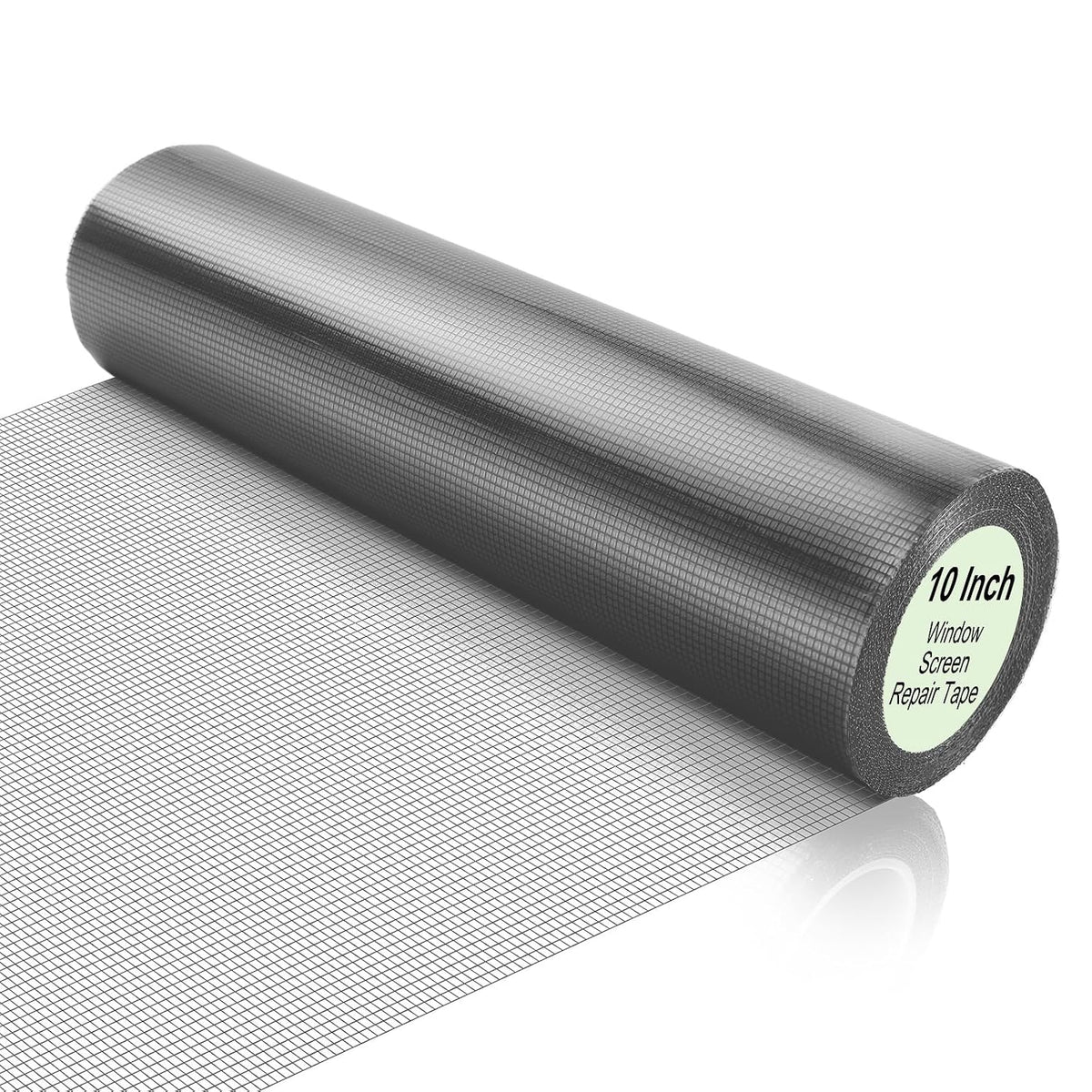 CroBlissful Extra Wide 5 inch x 20 ft Window Screen Tape Mesh Repair Strong Adhesive Waterproof Fiberglass Screen Repair Kit Patch for Window Door Tears Holes(Black)