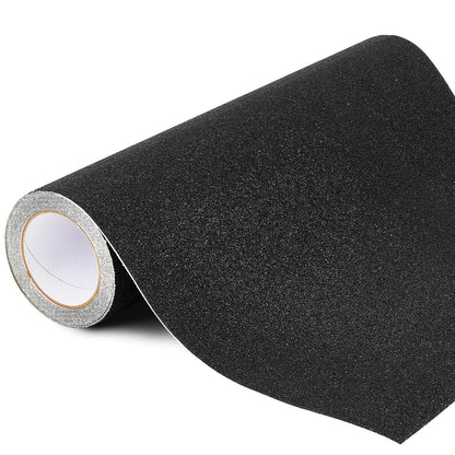 Watersay 8 Inch x 20 ft Anti Slip Traction Tape Waterproof Clear Non Skid Tape Durable Grip and Friction Stair Non Slip Strips Abrasive Adhesive for Stairs Steps Ramp Outdoor Indoor