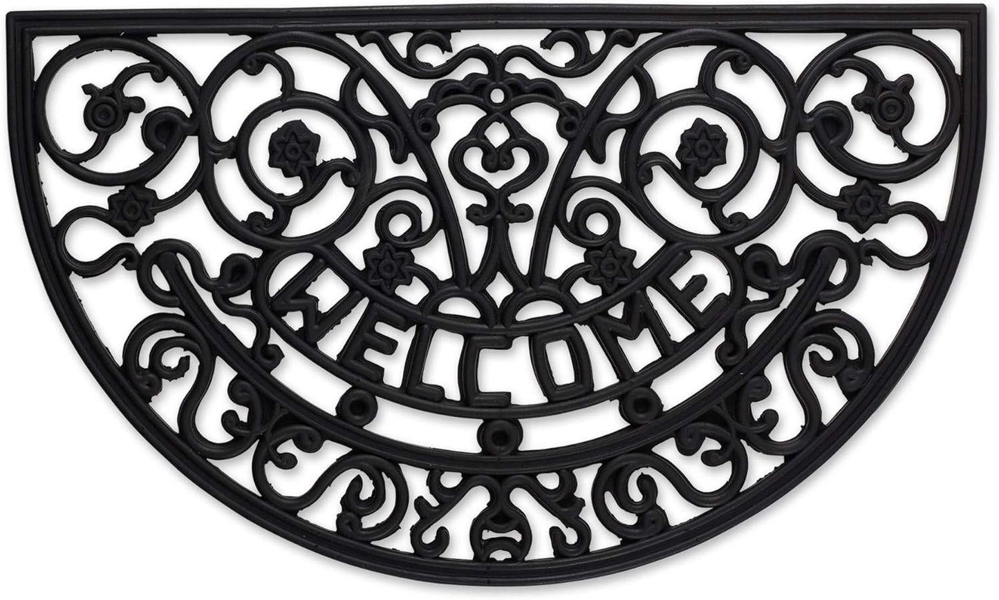 DII Rubber Doormats Collection All Weather, 18x30, Lattice