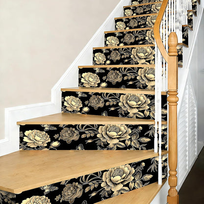 Peel and Stick Wallpaper, Soft Wildflower Botanical Contact Paper, PVC Vinyl Removable Wall Covering, Waterproof Easy-Clean, No Residue Renter Friendly, Neutral Decor, 39.4x17.3 in (Flowers2)