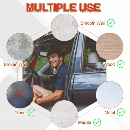 PATIKIL Bumper Guard Strip, 8 Pcs Anti-Collision Patch Anti-Scratch Rear Bumper Protector Trim Self Adhesive Car Side Door Edge Sticker for SUV Pickup Truck, Clear