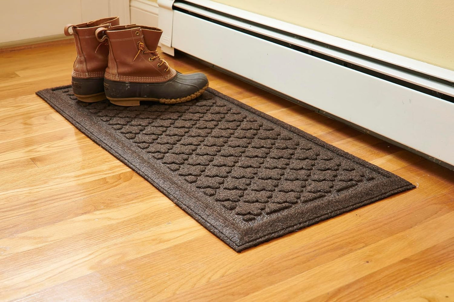 Artisan Entry Indoor Mats for Entryway, Durable & Easy to Clean Tray for Boots, Anti-Slip & Water-Resistant for Front Room, Made in The USA, 15" x 36", Blue, by Mats Inc.