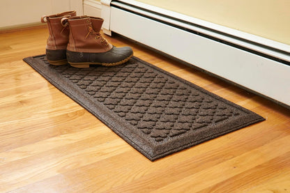 Artisan Entry Indoor Mats for Entryway, Durable & Easy to Clean Tray for Boots, Anti-Slip & Water-Resistant for Front Room, Made in The USA, 15" x 36", Blue, by Mats Inc.
