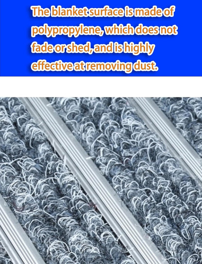 Outdoor Doormat Heavy-Duty, All-Weather Waterproof Scraper Mat with Aluminum Frame, Non-Slip for Garage, Porch, Front Door & Commercial Use(20.1x31.5in)