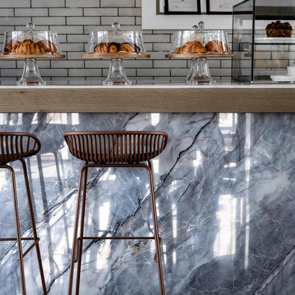 Marble Peel and Stick Waterproof Wall Paneling, 118" x 47" Carrara White Matte Finish Self-Adhesive Backsplash Tile Vinyl Wall Panel for Kitchen Bathroom Wall Decor, Covers 38.75 Sq. Ft.