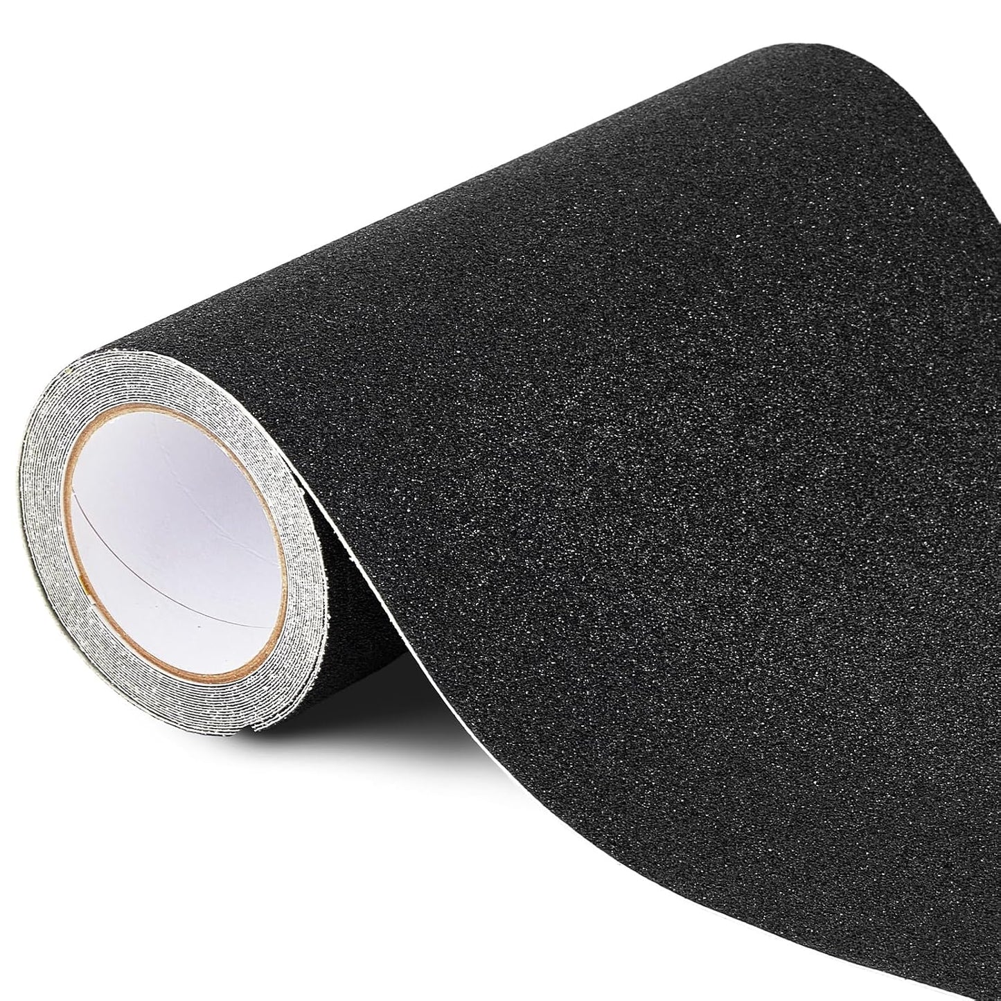 Watersay 8 Inch x 20 ft Anti Slip Traction Tape Waterproof Clear Non Skid Tape Durable Grip and Friction Stair Non Slip Strips Abrasive Adhesive for Stairs Steps Ramp Outdoor Indoor