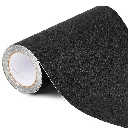 Watersay 8 Inch x 20 ft Anti Slip Traction Tape Waterproof Clear Non Skid Tape Durable Grip and Friction Stair Non Slip Strips Abrasive Adhesive for Stairs Steps Ramp Outdoor Indoor