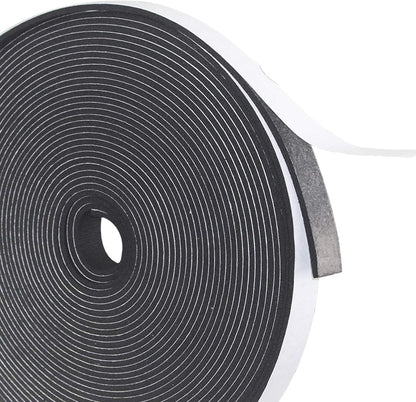 Weather Stripping Door Seal Strip for Doors and Windows, 1In x 1/8In x 33Ft x 2 Roll Foam Insulation Tape Self Adhesive,Sound Proof,Weatherstrip,Pipe Cooling, Air Conditioning Seal Strip - Colors B
