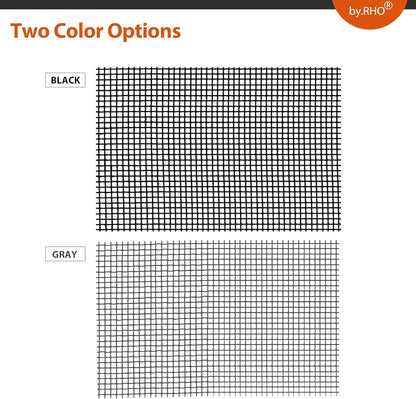 by.RHO Window Screen Repair Kit Tape. Black XL(15FT). 3-Layer Strong Adhesive & Waterproof Fiberglass Covering Wire mesh Repair for Window Screen and Screen Door tears Holes Screen Repair kit