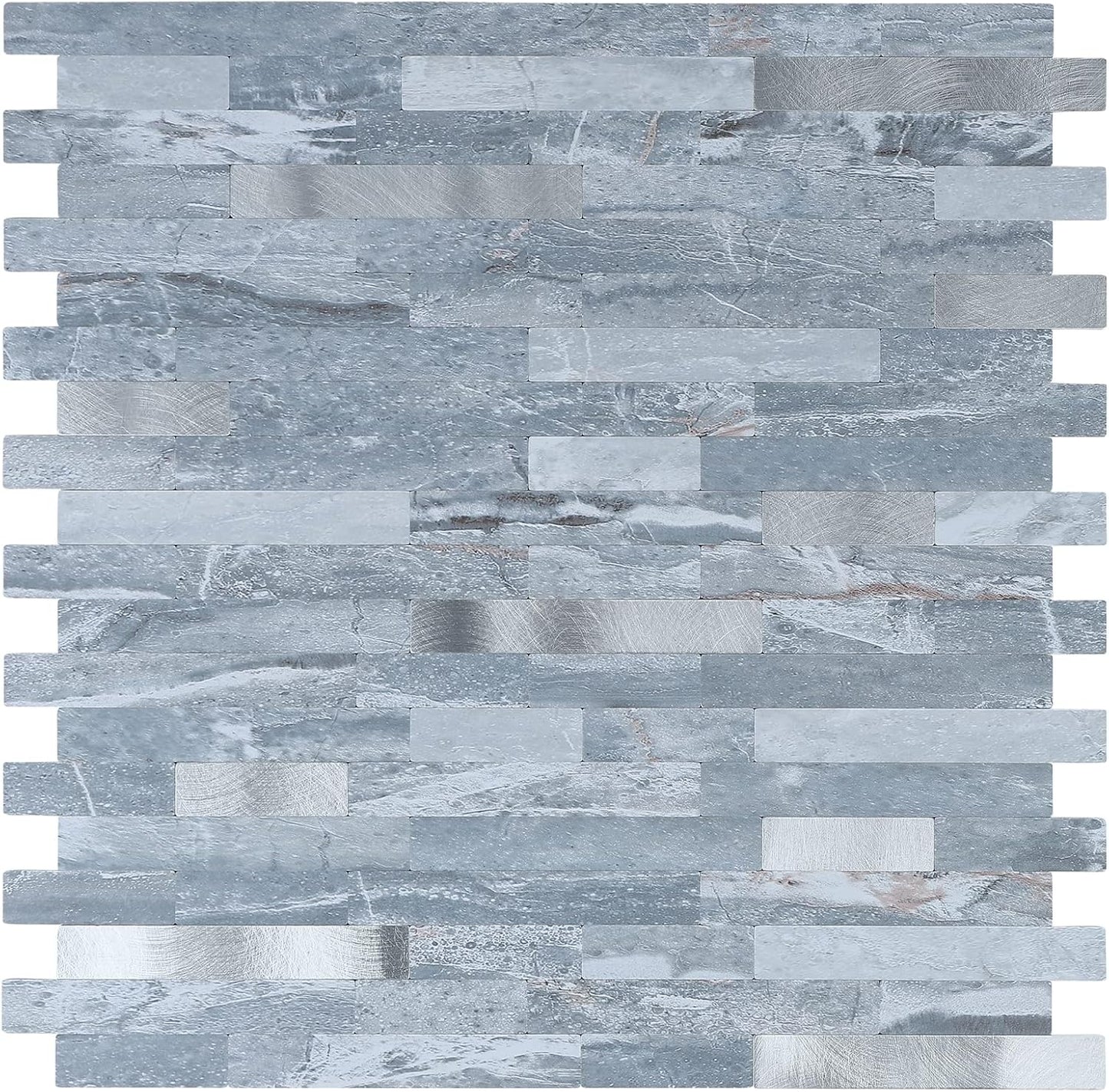 Midcard 10 Sheets Peel and Stick Backsplash PVC Wall Tile,for Kitchen Backsplash