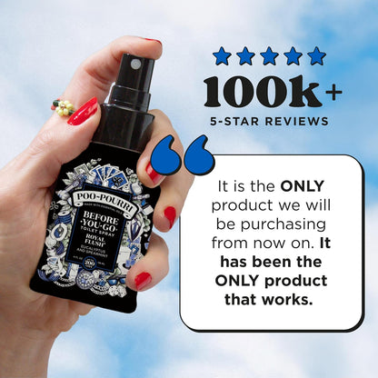 Poo-Pourri Before-You-Go Pocket Toilet Spray, Travel Essentials, Royal Flush, 1 Fl Oz, Up to 50 Uses, On-The-Go Bathroom Odor Deodorizer with Essential Oils, TSA Approved Size, Eucalyptus & Spearmint
