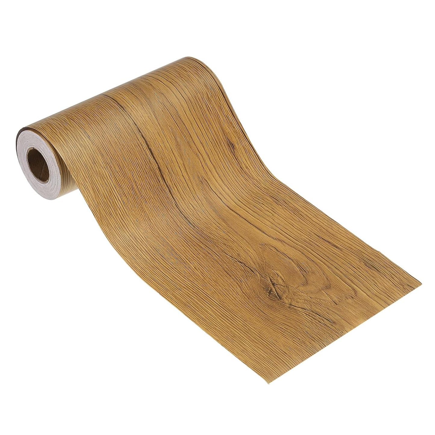 PATIKIL Self Adhesive Wood Grain Repair Tape 33'x 3", Multi-Use Realistic Wood Grain Repair Patch for Furniture Floor Door Table Chair Windows Handicraft DIY, Yellow Teak