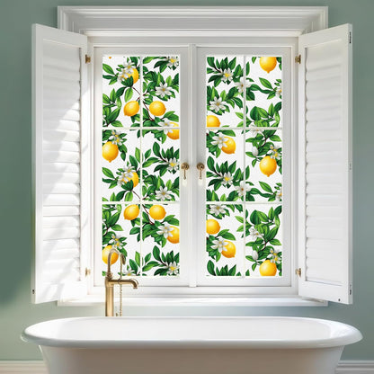 SOMWISE Frosted Glass Window Film, Heat Insulation, UV Block, Anti-Glare, One Way Privacy Tint, Static Cling for Home Bathroom Door, Renter Friendly, Day & Night Privacy