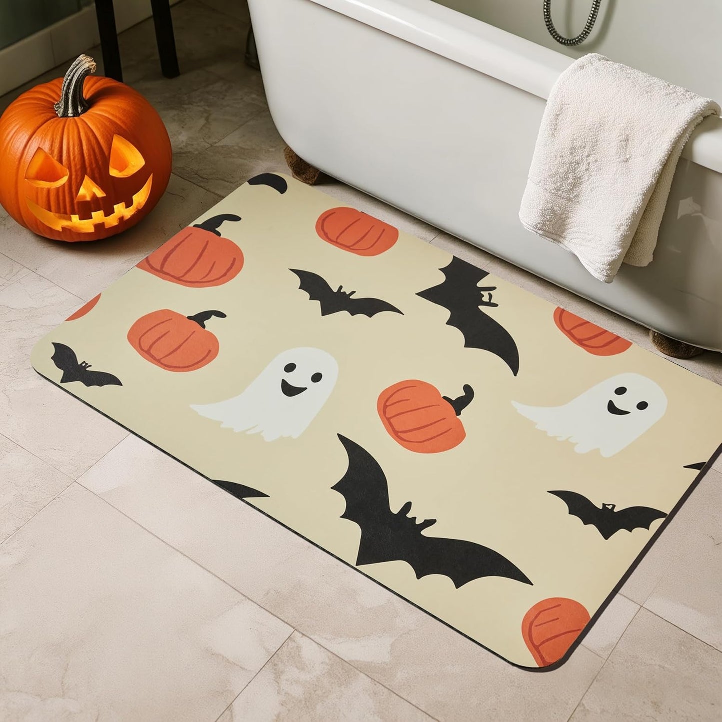 TYUU Bath Mat, Bathroom Rugs Non Slip Washable Thin Absorbent Quick Dry Bath Mat Fits Under Door Bathroom Floor Mat Perfect for Bath, Shower, or Sink 16"x24" Dark Grey