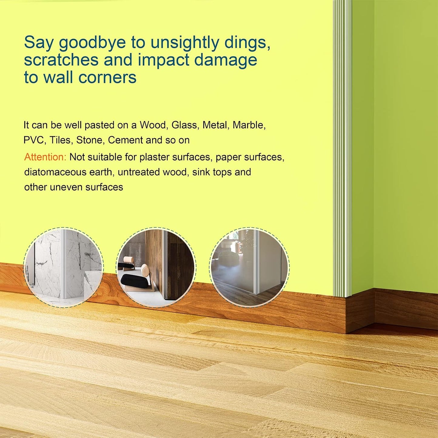 HOMREALM Baby Proofing16.4ft Long (2.75" Wide) Corner Guards Furniture Corner & Edge Safety Bumpers Corner Covers Protectors Baby Proof Bumper & Cushion to Cover Sharp Furniture & Table Edges