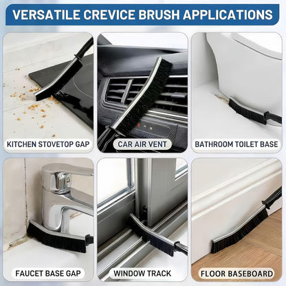 23Pcs Crevice Cleaning Brush Set, Hard Bristle Scrub Brushes Tools for Deep Cleaning Gap, Multifunctional Grout Brush for Tile Lines, Sliding Door, Sill, Shutter, Bottle, Corner, Sink, Teapot