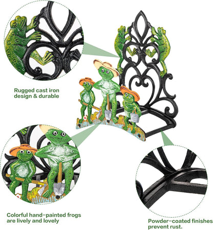 Sungmor Heavy Duty Cast Iron Hose Holder,Garden & Yard Decorative Birds Wall Mounted Hose Butler,Water Pipe Holds,Rack,Hanger,Antique Wall Decorations