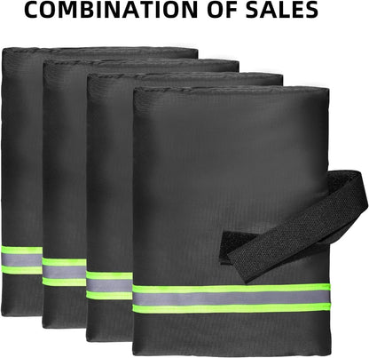 Outdoor Faucet Covers for Winter Freeze Protection, 4 Pack Thickened Insulation Outside Hose Bib Reusable Waterproof Anti-Freeze Tap Cover