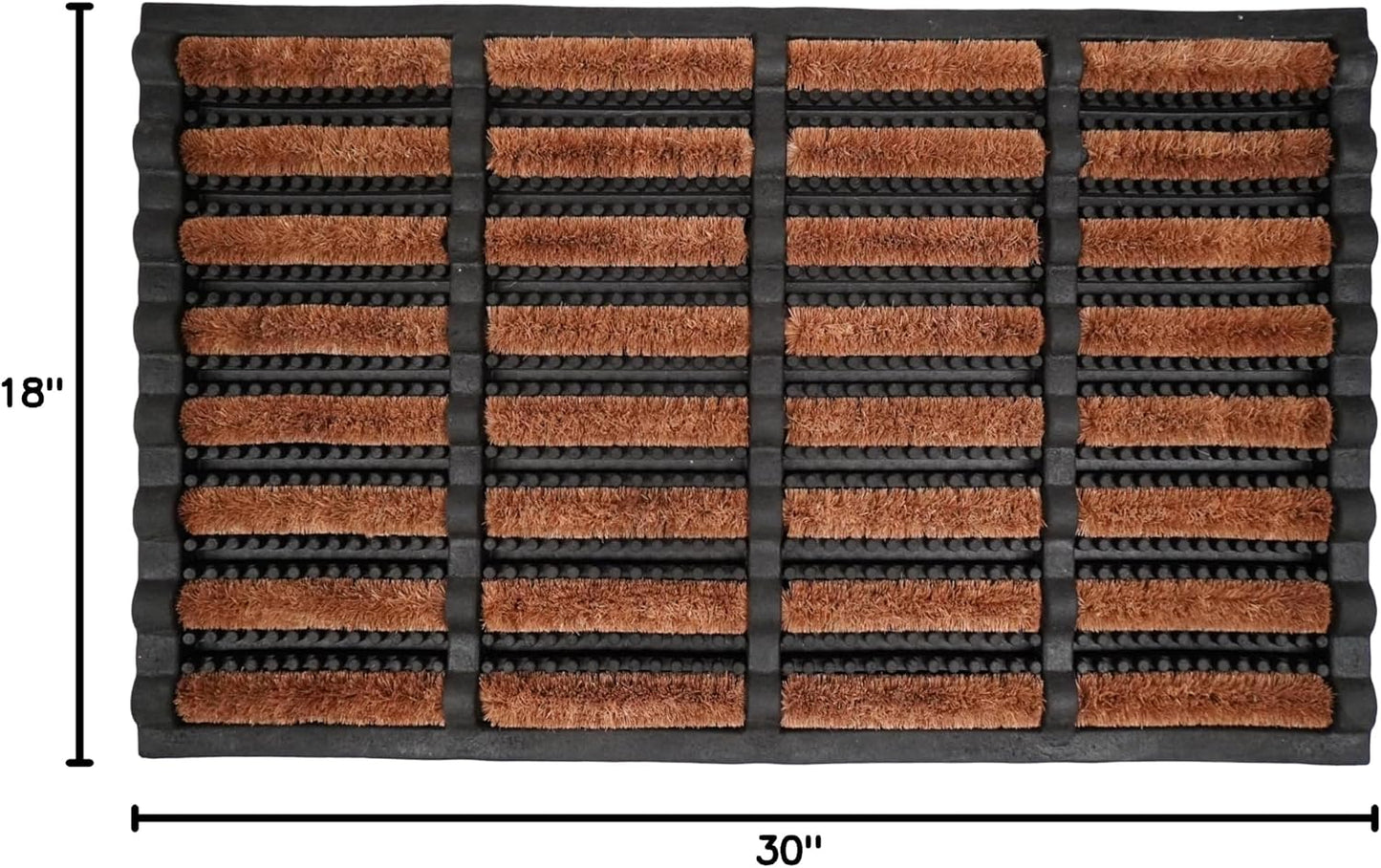 Calloway Mills 112981830 Snow and Mud Scraper Doormat 18" x 30"