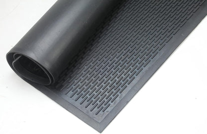 HAWK Heavy Duty Rubber Scraper Mat | Size 18" x 30" (45 x 75 cm) | 9mm Thickness | Anti Slip | Anti Fatigue | Great For Cleaning Boots & Shoes
