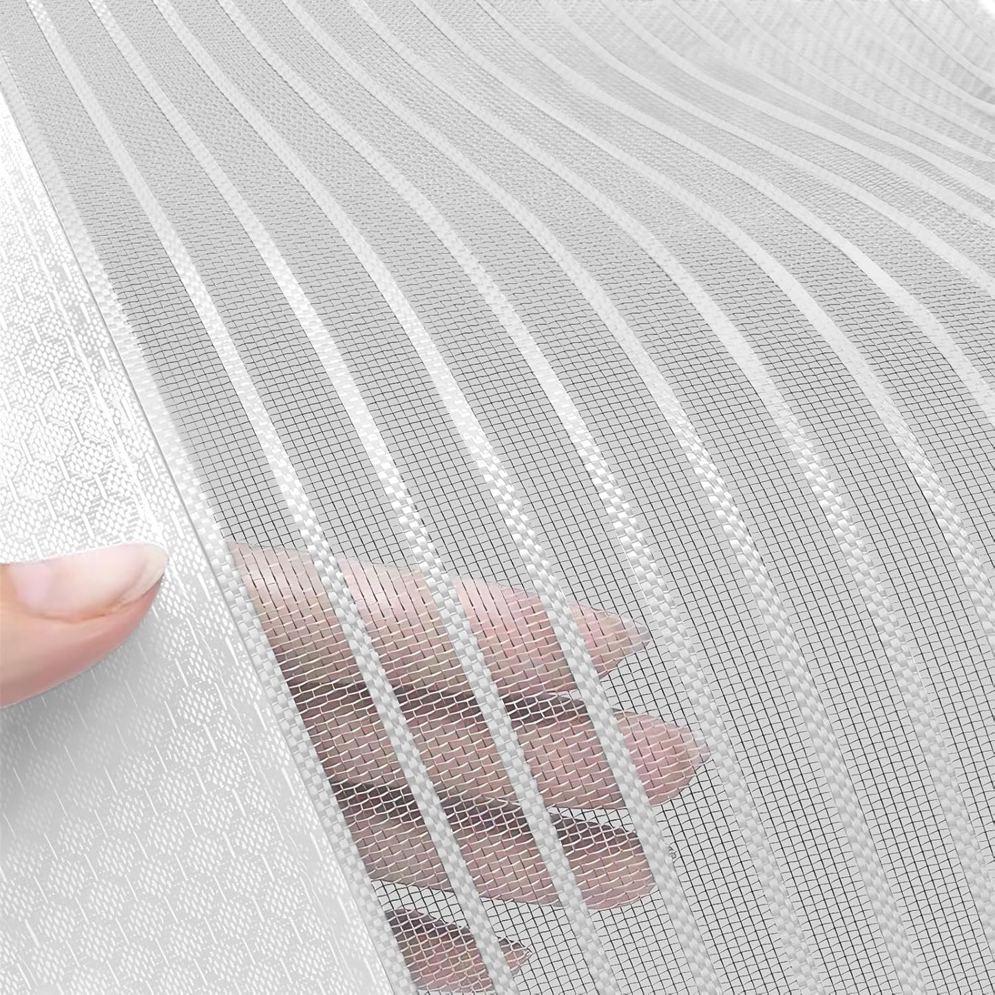 Heavy Duty Door Screen Magnetic Closure, LOVIGA Thickened Fiberglass Screen Door Mesh, Self Sealing, Tear Resistant, Easy Assemble, Fine Mesh Keep Bugs Out Fit Door Size 36 Inch X 82 Inch