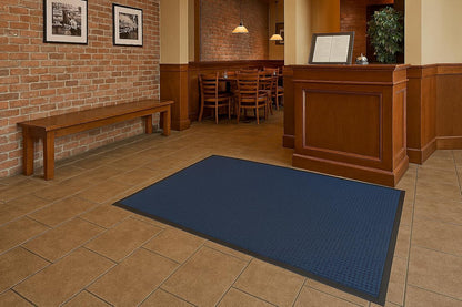 Guardian WaterGuard Indoor/Outdoor Wiper Scraper Floor Mat, Rubber/Nylon, 3'x4', Grey