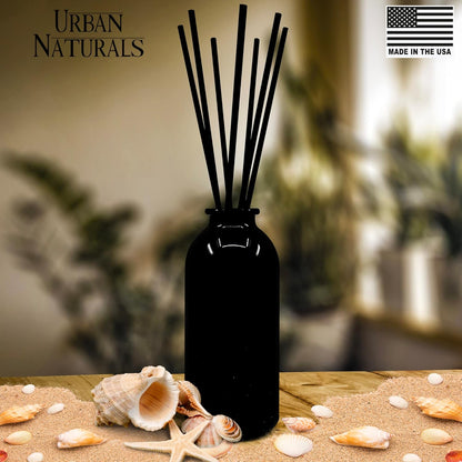 Urban Naturals Smoked Vanilla Reed Diffuser Set with Vanilla Bean, Sandalwood & Leather | Made in the USA - Colors C