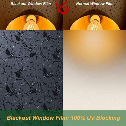 Niviy Window Privacy Film Static Cling Non-Adhesive Window Film Frosted Glass Bathroom Door Decoration Privacy Covering (17.7"x 78.7")