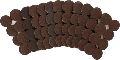 Smart Surface 8725 Heavy Duty Self Adhesive Furniture Felt Pads 1-Inch Round Oatmeal 96-Piece Value Pack in Resealable Bag