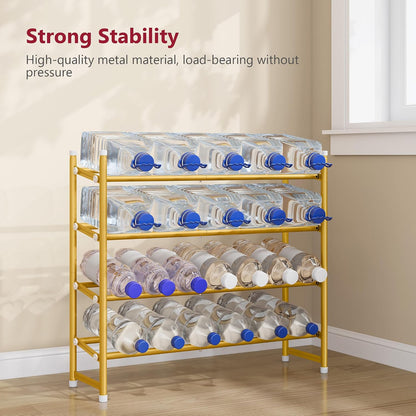 Tajsoon Expandable Shoe Rack for Closet 3 Tier, 28“-41“Adjustable & Stackable Shoe Shelf Storage, Metal Shoe Rack Organizer for Front Door Entrance, Closet, Garage, Entryway, Black