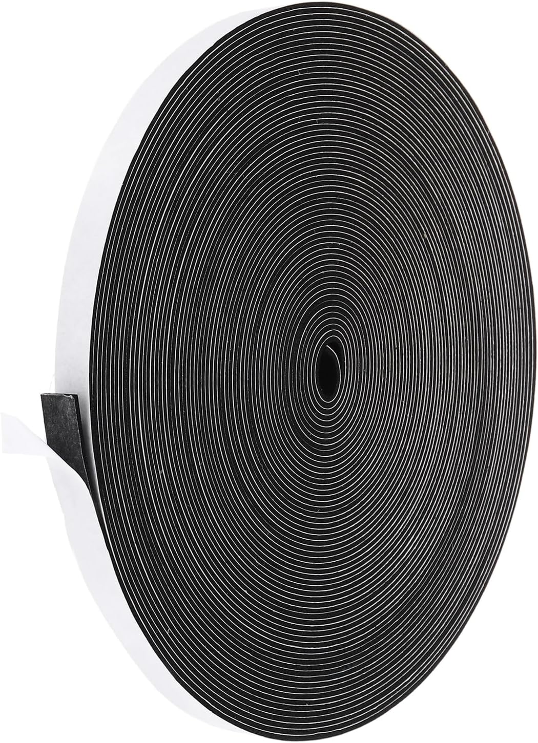 PATIKIL Weather Stripping Door Seal Strip, 3/8 Inch x 1/4 Inch x 32 Ft Self Adhesive Soundproof High Density Foam Tape Insulation for Door Window Air Conditioning, White - Colors B