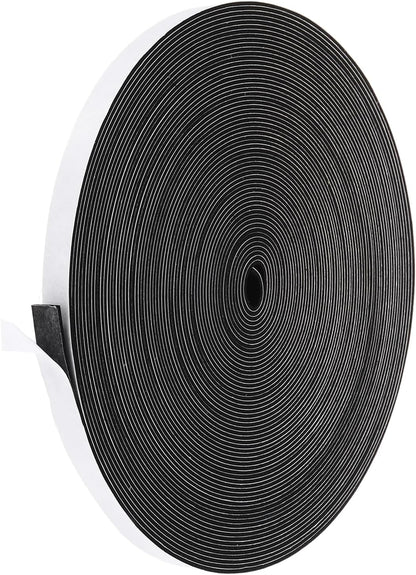 PATIKIL Weather Stripping Door Seal Strip, 3/8 Inch x 1/4 Inch x 32 Ft Self Adhesive Soundproof High Density Foam Tape Insulation for Door Window Air Conditioning, White - Colors B