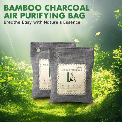 Activated Charcoal Odor Eliminator, Bamboo Charcoal Air Purifying Bags,Odor Removing Packs, Shoe Deodorizer Natural Odor Absorber for Home, Car, Closet, and Pet (200g*4 Pack)