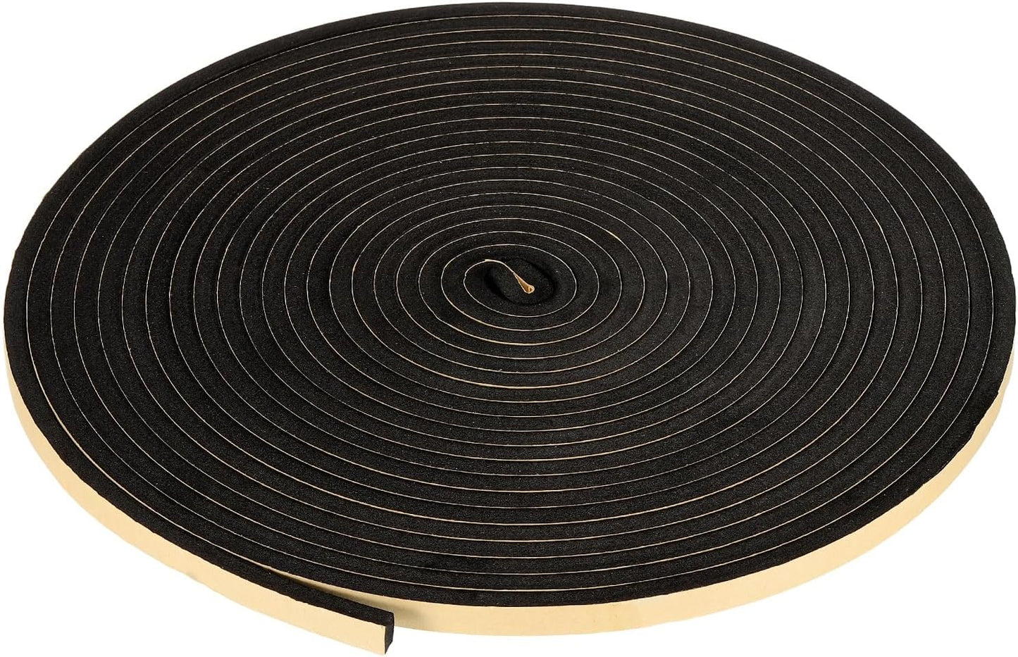 PATIKIL Foam Insulation Tape, 1-1/2" W x 1/8" t x 32.8FT Self Adhesive Weather Stripping Door Seal Strip for Door Window Air Conditioning, Black - Colors B