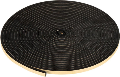 PATIKIL Foam Insulation Tape, 1-1/2" W x 1/8" t x 32.8FT Self Adhesive Weather Stripping Door Seal Strip for Door Window Air Conditioning, Black - Colors B