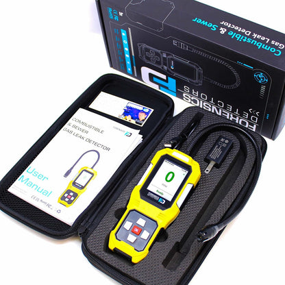 Sewer Leak Detector | 10ft Drop Test Pass | Upgraded 10-Year Sensor Life | Version 2.0 |