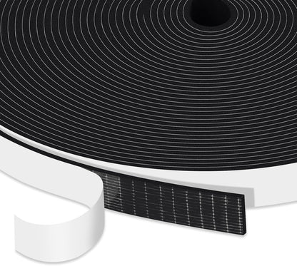 Strong Adhesive Weather Stripping, High Density Weatherproof Weather Stripping Door Seal Strip for Sliding Door, Windows,Noise-Reduction Foam Sealing Strip, White(1/2 in x 1/4 in x 13Ft) - Colors A