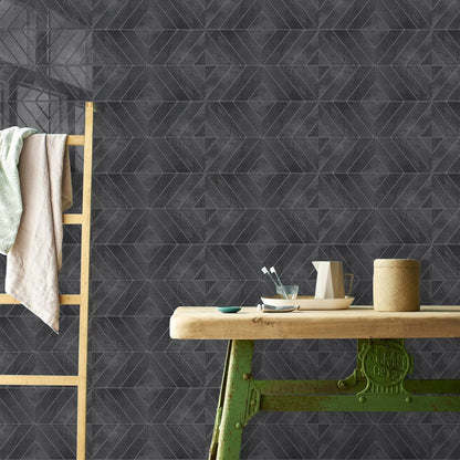 STICKGOO 10 Sheets Thicker Herringbone Peel and Stick Backsplash, 12.6”×9.7” Stick on Wall Tiles, Self Adhesive Tile Sticker for Kitchen Backsplash and Bathroom, White with Grey Grout