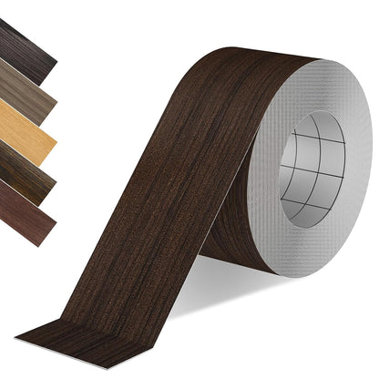 Wood Grain Repair Tape, 2.4 inch X 15ft Self Adhesive Natural Walnut Grain Repair Patch for Tables, Chairs, Baseboards, Doors, Windows, Floors, Handicraft DIY.